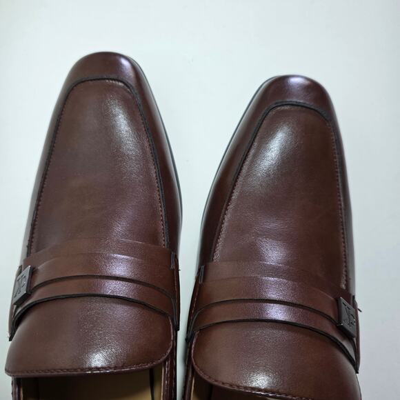 Calvin Klein Men’s Brown Slip-On Dress Shoes — Size 9 (New) main image 4
